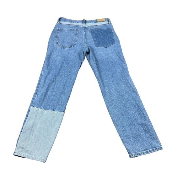 Rails Women's Straight Leg Jeans - Blue Patchwork - Picture 2 of 9